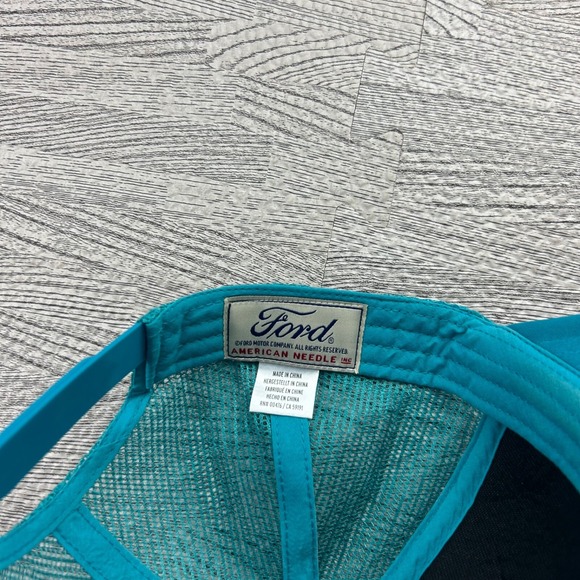 American Needle Ford Bronco Trucker Hat Cap Snap Back Adjustable Blue Rope Adult - Picture 7 of 8